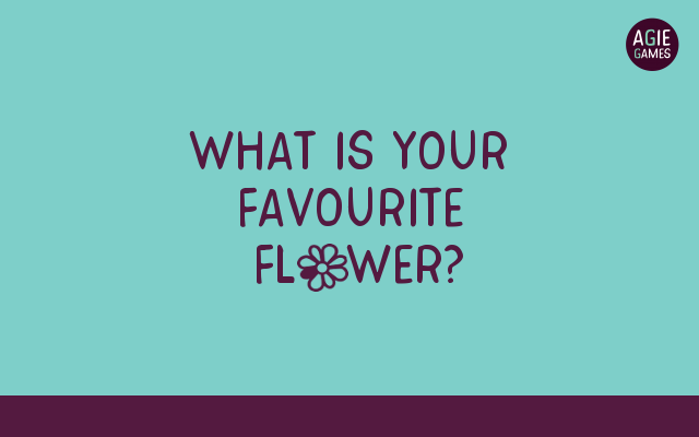What is your favourite flower?